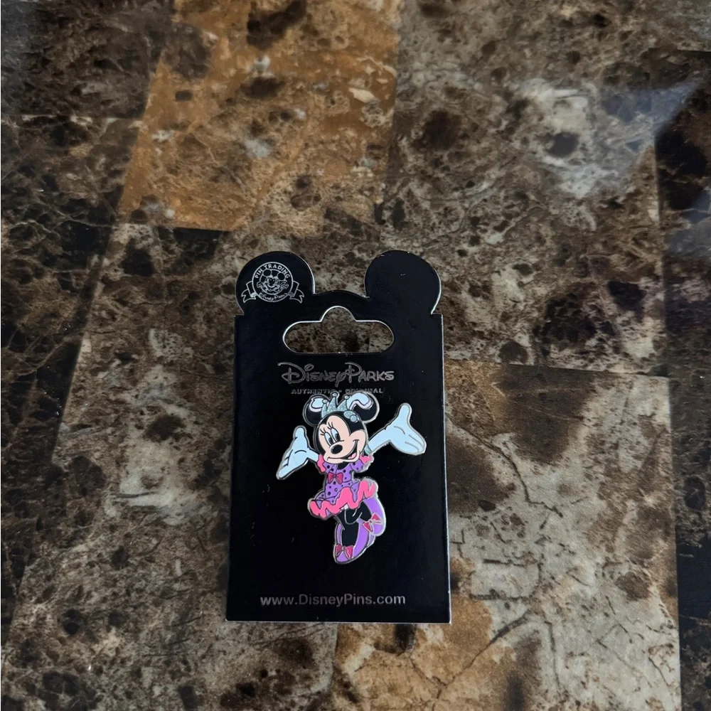 Disney Minnie Mouse Pin - Pink and Black